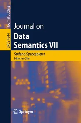 Spaccapietra |  Journal on Data Semantics VII | Buch |  Sack Fachmedien