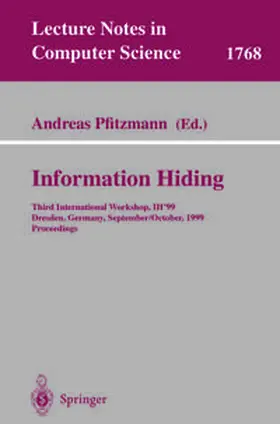 Pfitzmann |  Information Hiding | eBook | Sack Fachmedien