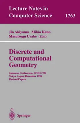 Akiyama / Kano / Urabe | Discrete and Computational Geometry | E-Book | sack.de