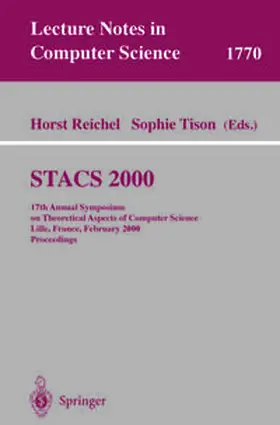 Reichel / Tison |  STACS 2000 | eBook | Sack Fachmedien