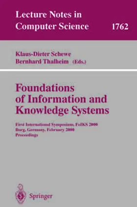 Schewe / Thalheim |  Foundations of Information and Knowledge Systems | eBook | Sack Fachmedien