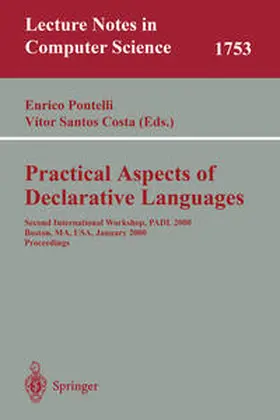 Pontelli / Vitor | Practical Aspects of Declarative Languages | E-Book | sack.de