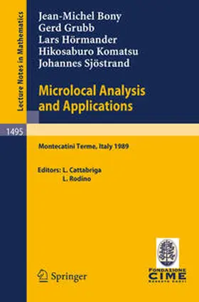 Cattabriga / Rodino | Microlocal Analysis and Applications | E-Book | sack.de