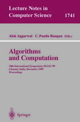 Aggarwal / Pandu Rangan | Algorithms and Computations | E-Book | www2.sack.de