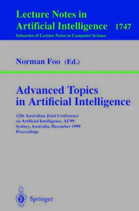Foo |  Advanced Topics in Artificial Intelligence | eBook | Sack Fachmedien