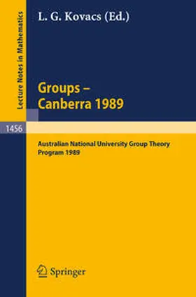 Kovacs | Groups - Canberra 1989 | E-Book | www2.sack.de