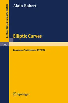 Robert |  Elliptic Curves | eBook | Sack Fachmedien