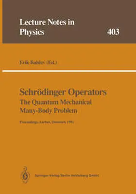 Balslev | Schrödinger Operators The Quantum Mechanical Many-Body Problem | E-Book | sack.de