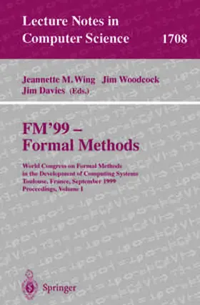 Wing / Woodcook / Davies | FM'99 - Formal Methods | E-Book | www2.sack.de