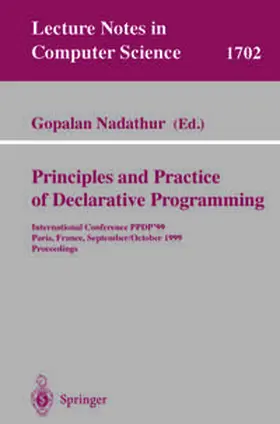 Nadathur | Principles and Practice of Declarative Programming | E-Book | www2.sack.de