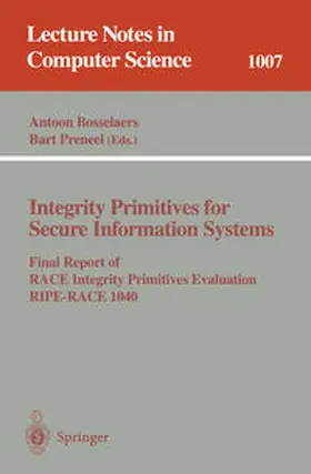 Bosselaers / Preneel | Integrity Primitives for Secure Information Systems | E-Book | sack.de