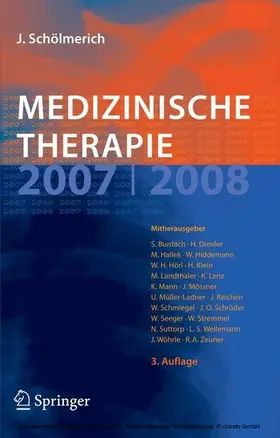 Burdach / Drexler / Schölmerich |  Medizinische Therapie 2007 / 2008 | eBook | Sack Fachmedien
