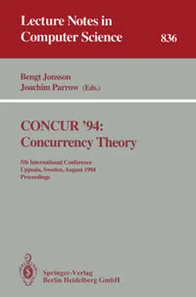 Jonsson / Parrow |  CONCUR '94: Concurrency Theory | eBook | Sack Fachmedien