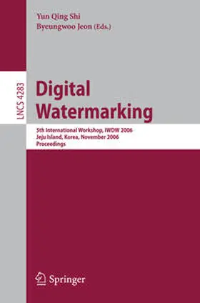 Shi / Jeon | Digital Watermarking | E-Book | sack.de