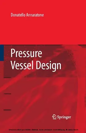 Annaratone | Pressure Vessel Design | E-Book | www2.sack.de