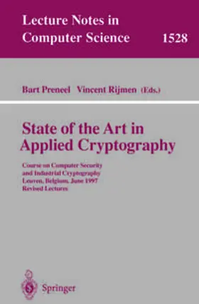 Preneel / Rijmen |  State of the Art in Applied Cryptography | eBook | Sack Fachmedien