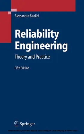 Birolini |  Reliability Engineering | eBook | Sack Fachmedien