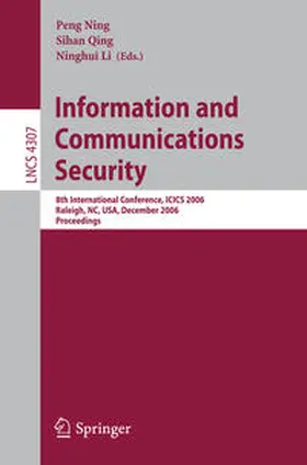 Ning / Li | Information and Communications Security | E-Book | sack.de