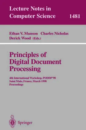 Munson / Nicholas / Wood |  Principles of Digital Document Processing | eBook | Sack Fachmedien