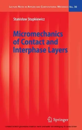 Stupkiewicz |  Micromechanics of Contact and Interphase Layers | eBook | Sack Fachmedien