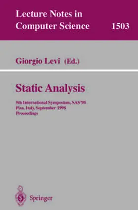 Levi | Static Analysis | E-Book | sack.de