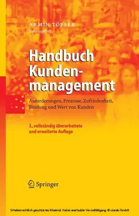 Töpfer |  Handbuch Kundenmanagement | eBook | Sack Fachmedien