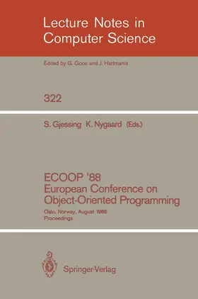 Gjessing / Nygaard |  ECOOP '88 European Conference on Object-Oriented Programming | Buch |  Sack Fachmedien