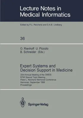 Rienhoff / Schneider / Piccolo |  Expert Systems and Decision Support in Medicine | Buch |  Sack Fachmedien