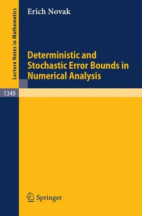 Novak |  Deterministic and Stochastic Error Bounds in Numerical Analysis | Buch |  Sack Fachmedien