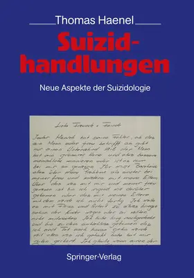 Haenel |  Suizidhandlungen | Buch |  Sack Fachmedien