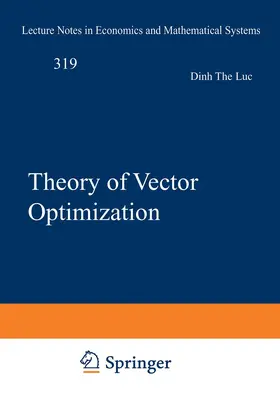 Luc |  Theory of Vector Optimization | Buch |  Sack Fachmedien
