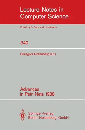 Rozenberg |  Advances in Petri Nets 1988 | Buch |  Sack Fachmedien