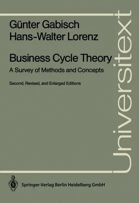 Lorenz / Gabisch |  Business Cycle Theory | Buch |  Sack Fachmedien