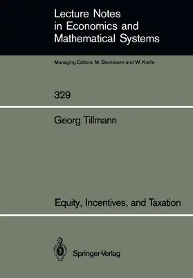 Tillmann |  Equity, Incentives, and Taxation | Buch |  Sack Fachmedien