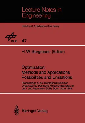 Bergmann |  Optimization: Methods and Applications, Possibilities and Limitations | Buch |  Sack Fachmedien