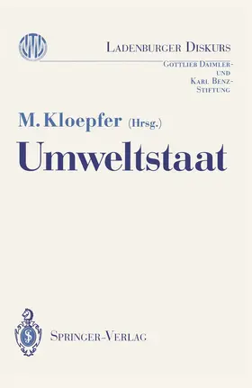 Kloepfer |  Umweltstaat | Buch |  Sack Fachmedien