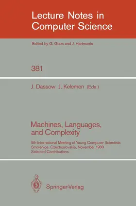 Dehne / Sack / Santoro |  Algorithms and Data Structures | Buch |  Sack Fachmedien