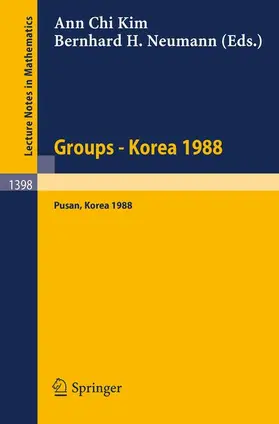 Neumann / Kim |  Groups - Korea 1988 | Buch |  Sack Fachmedien