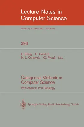 Ehrig / Preuß / Herrlich |  Categorical Methods in Computer Science | Buch |  Sack Fachmedien