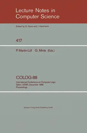 Mints / Martin-Löf |  COLOG-88 | Buch |  Sack Fachmedien