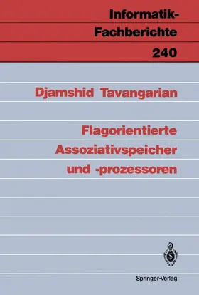 Tavangarian |  Flagorientierte Assoziativspeicher und -prozessoren | Buch |  Sack Fachmedien