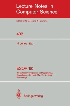 Jones |  ESOP '90 | Buch |  Sack Fachmedien