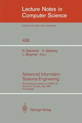 Steinholtz / Bergman / Soelvberg |  Advanced Information Systems Engineering | Buch |  Sack Fachmedien
