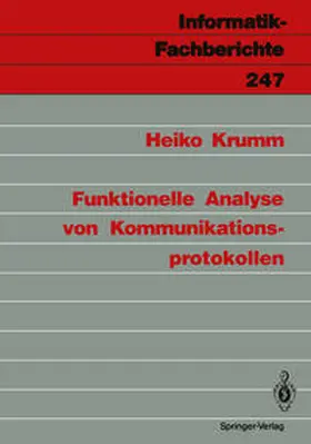 Krumm |  Funktionelle Analyse von Kommunikationsprotokollen | Buch |  Sack Fachmedien