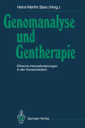 Sass |  Genomanalyse und Gentherapie | Buch |  Sack Fachmedien