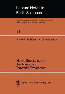 Allard / Grimvall / Boren |  Humic Substances in the Aquatic and Terrestrial Environment | Buch |  Sack Fachmedien