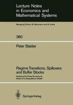 Stalder |  Regime Transitions, Spillovers and Buffer Stocks | Buch |  Sack Fachmedien