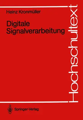 Kronmüller |  Digitale Signalverarbeitung | Buch |  Sack Fachmedien