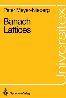 Meyer-Nieberg |  Banach Lattices | Buch |  Sack Fachmedien