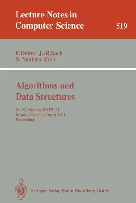 Dehne / Sack / Santoro |  Algorithms and Data Structures | Buch |  Sack Fachmedien